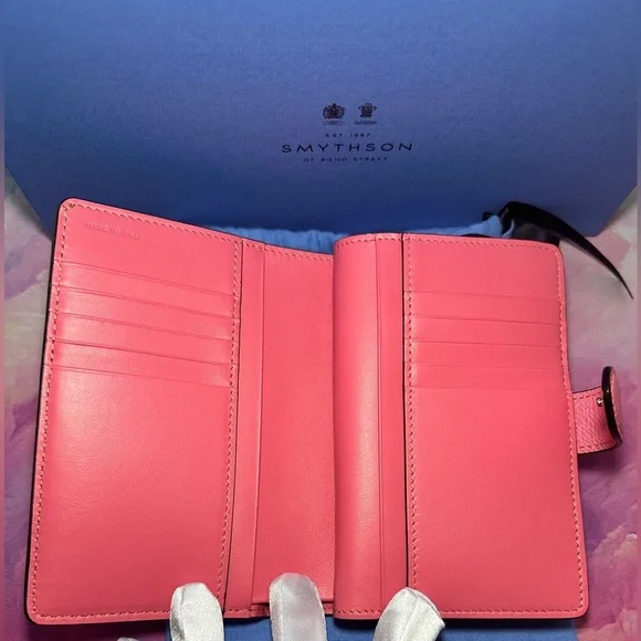 Rare Smythson Continental Wallet (NIB; Pink) - Picture 5 of 16